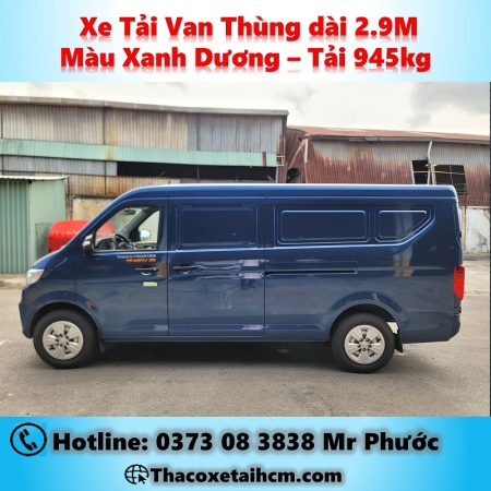 Xe Van Chạy Giờ Cấm Màu Xanh Dương