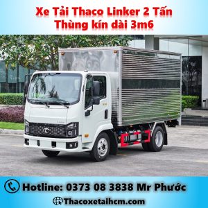 Tổng Thể Xe tải Thaco Linker 2 Tấn thùng Kín