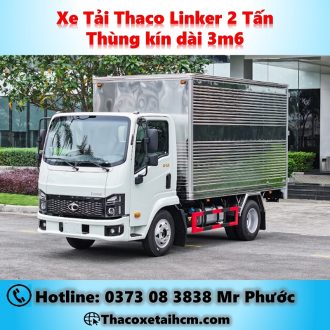 Tổng Thể Xe tải Thaco Linker 2 Tấn thùng Kín