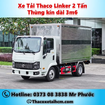 Tổng Thể Xe tải Thaco Linker 2 Tấn thùng Kín
