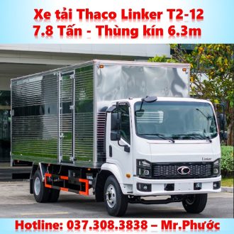 Tổng thể Xe Tải Thaco Linker 7.8 Tấn thùng kín 6.3m