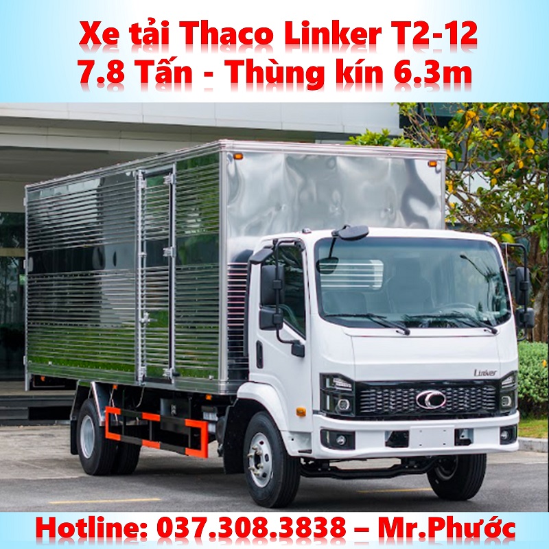 Tổng thể Xe Tải Thaco Linker 7.8 Tấn thùng kín 6.3m Tổng thể Xe Tải Thaco Linker 7.8 Tấn thùng kín 6.3m