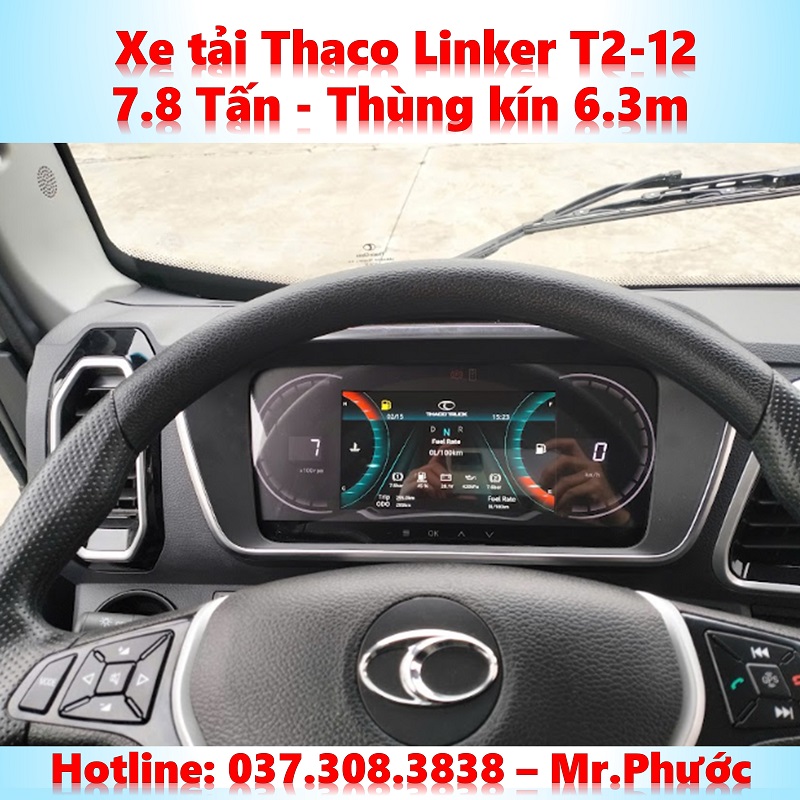Vô lăng màn hình xe tải thaco T2 12 Vô lăng màn hình xe tải thaco T2 12