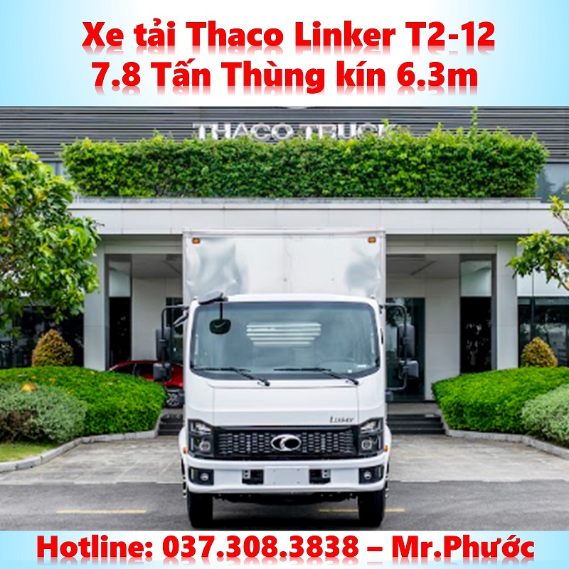 Xe Tải Thaco Linker 7.8 Tấn thùng kín 6.3m Xe Tải Thaco Linker 7.8 Tấn thùng kín 6.3m