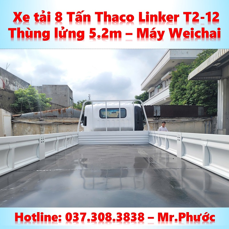 Kết Cấu Thùng Lửng 5.2 Thaco 8 Tấn Kết Cấu Thùng Lửng 5.2 Thaco 8 Tấn