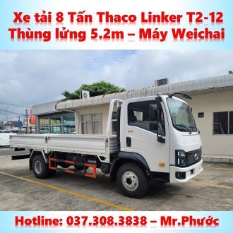 Xe Tải Thaco 8 Tấn Thùng dài 5.2m