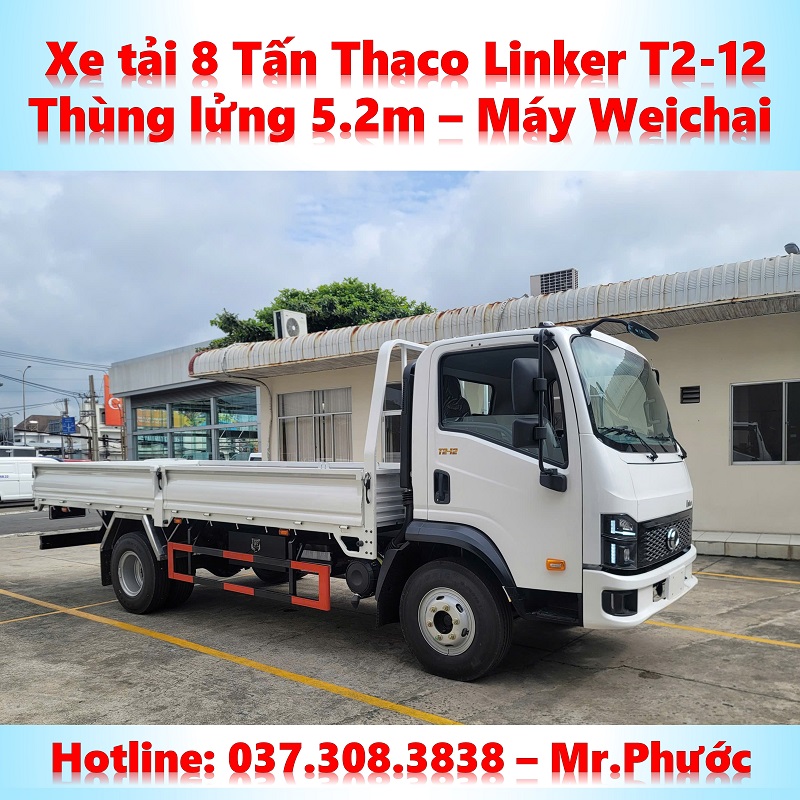 Xe Tải Thaco 8 Tấn Thùng dài 5.2m
